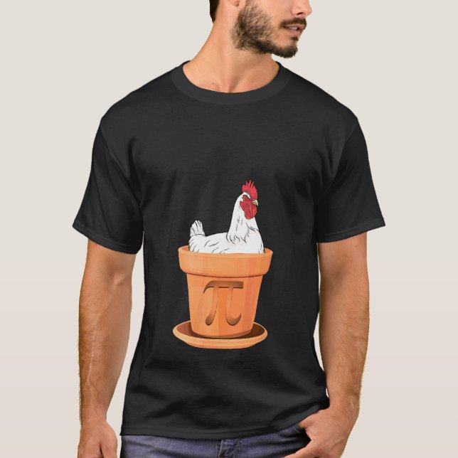 Camiseta Dia do Pot Pi de Frango Feminino  Professora de Ma (Frente)