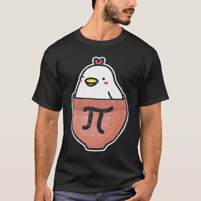 Camiseta Dia do Pot Pie de Frango  Professor de Matemática  (Frente)