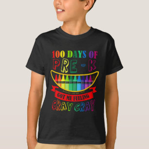 Camiseta Dia do Pré-k Fez-Me Sentir Um Professor De Cray Cr