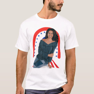 Camiseta Dia do Presidente da História Negra Michelle Obama