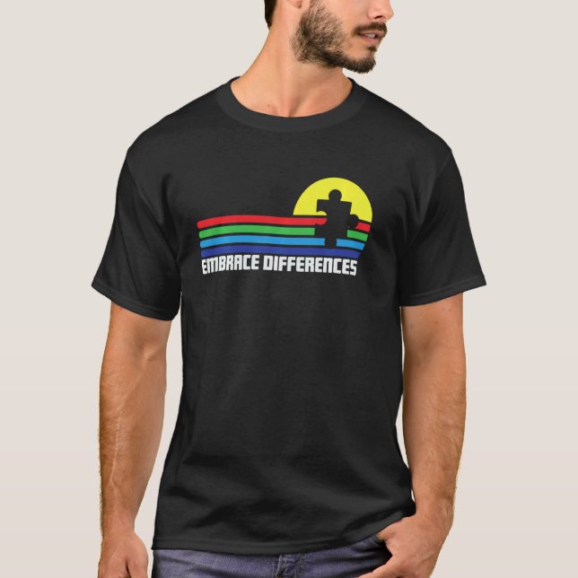 Camiseta Dia do Quebra-Cabeça da Conscientização do Autismo (Frente)