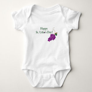 Camiseta Dia do St. Urho feliz! com uvas