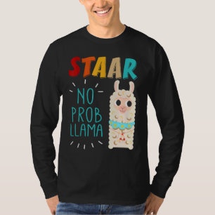 Camiseta Dia do Teste de Stato Dia do Teste Sem Prob Lama L