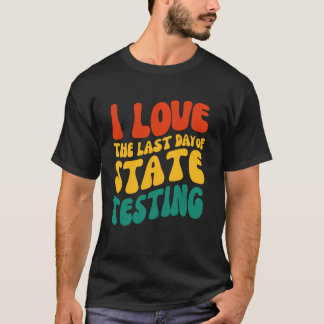 Camiseta Dia do Teste Eu Amo o Último Dia de Testes Estadua