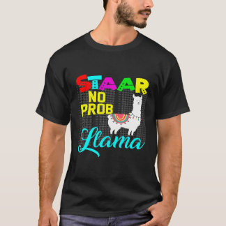 Camiseta Dia do Teste Staar Feminino Sem Problema Llama Pro
