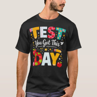 Camiseta Dia do Teste Você Consegue Para Estado do Professo