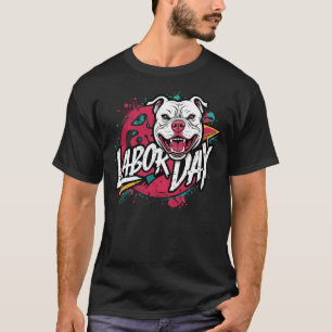Camiseta Dia do Trabalho Aproveite Bulldog