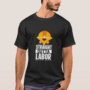 Camiseta Dia do Trabalho Citação Orgulhosa Trabalhador Si