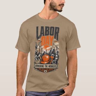 Camiseta Dia do Trabalho em Homenagem aos Trabalhadores que