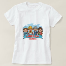 Camiseta Dia do Trabalho Heroes