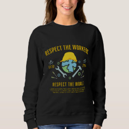 Camiseta Dia Do Trabalho Respeita O Mundo Dos Trabalhadores