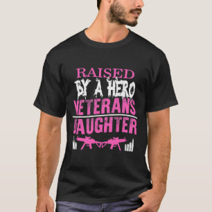 Camiseta Dia do Veterano Criado por uma Filha Herói Orgulh
