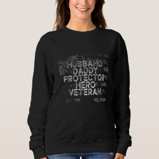 Camiseta Dia do Veterano Divertido Marido Papai Protetor He