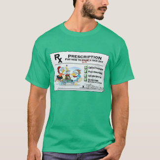 Camiseta Dia doente - o T dos homens das galinhas da