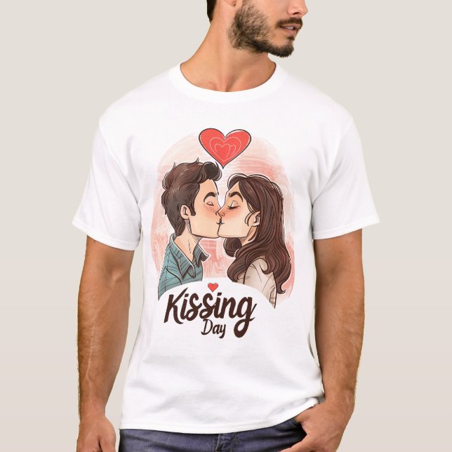 Camiseta dia dos beijos (Frente)
