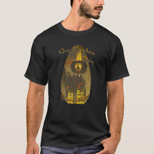 Camiseta Dia dos Fawkes da cara desde a fogueira 1605 05