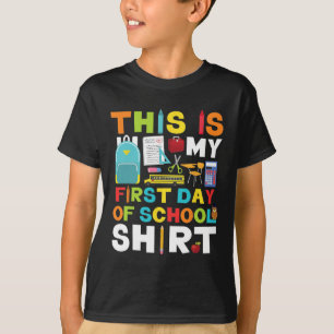 Camiseta Dia dos Meninos Da Escola Meninas De Volta À Escol