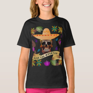 Camiseta Dia dos Mortos de Dios Los Muertos
