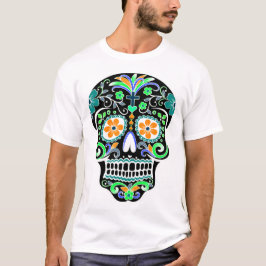 Camiseta Dia dos Mortos - Día De Los Muertos - Crânio de Aç