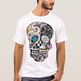 Camiseta Dia dos Mortos - Día De Los Muertos - Crânio de Aç
