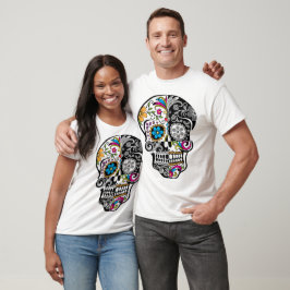Camiseta Dia dos Mortos - Día De Los Muertos - Crânio de Aç
