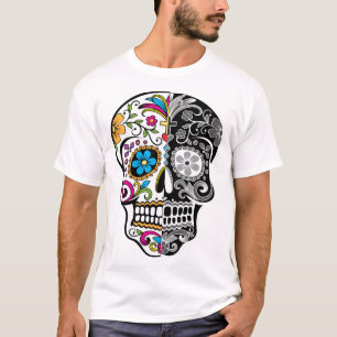 Camiseta Dia dos Mortos - Día De Los Muertos - Crânio de Aç