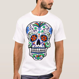 Camiseta Dia dos Mortos - Día De Los Muertos - Crânio de Aç