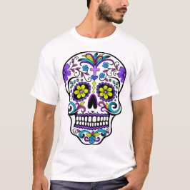 Camiseta Dia dos Mortos - Día De Los Muertos - Crânio de Aç