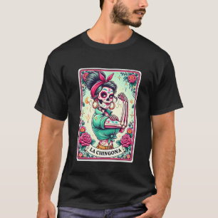 Camiseta Dia dos Mortos Dia De Los Muertos Mulher Catrina L