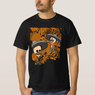 Camiseta Dia dos músicos mexicanos do morto dia de los mue