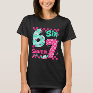 Camiseta Dia dos Namorados 6 7 Seis Sete Corações Préppy Ca
