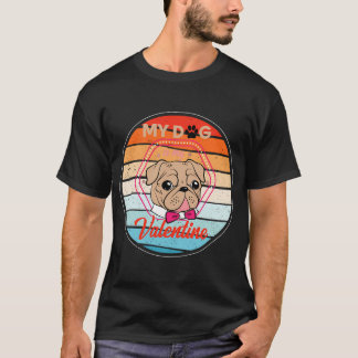 Camiseta Dia dos Namorados Amante de Cachorro Meu Cachorrin