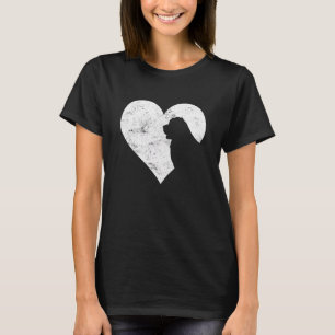 Camiseta Dia dos Namorados Cachorro Fofo Newfoundland Amant