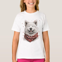 Dia dos Namorados cachorro Samoyed