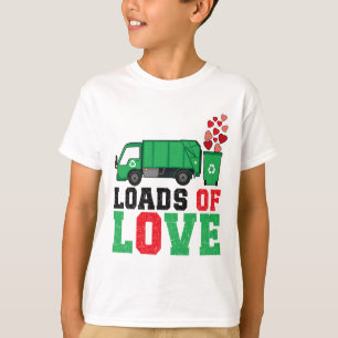 Camiseta Dia dos Namorados Caminhão Garagem Cargas de Amor