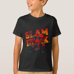 Camiseta Dia dos Namorados Coração Bysketbyll Slam Dunk Hom