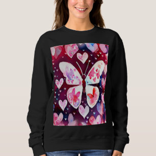 Camiseta Dia dos Namorados Coração de Amor Borboleta Namora