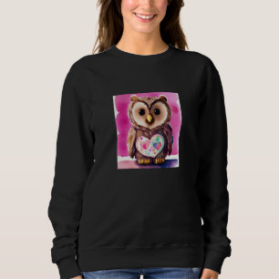 Camiseta Dia dos Namorados Coração de Amor Coruja Teddy Nam
