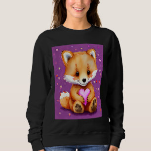 Camiseta Dia dos Namorados Coração de Amor Raposa Teddy Nam