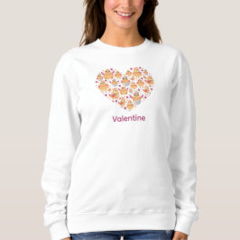 Camiseta Dia dos Namorados Coração de Franguinho Fofo
