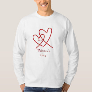 Camiseta Dia dos Namorados Coração Fofo