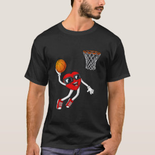 Camiseta Dia dos Namorados Coração Molhando Esqueleto Menin