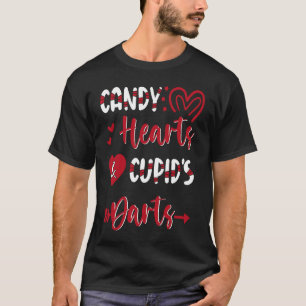 Camiseta Dia dos Namorados Corações Dardos Cupido Coração d