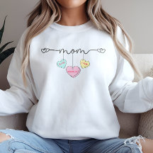 Dia dos Namorados da Mamãe com Nomes dos Filhos em