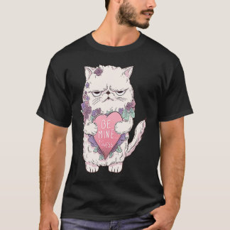 Camiseta Dia dos Namorados de Gato Crianças São Meus gato