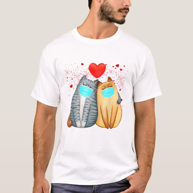 Camiseta Dia dos Namorados Divertido e Feliz (Frente)
