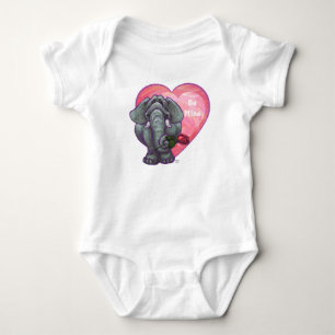 Camiseta Dia dos namorados do elefante