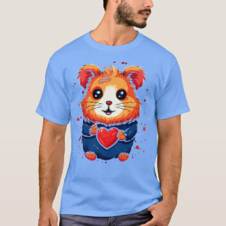 Camiseta Dia dos Namorados do Hamster