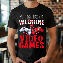 Camiseta Dia dos Namorados é para Presente Engraçado de Jog