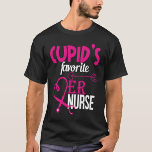 Camiseta Dia dos Namorados  Enfermeira de ER Favorita do Cu